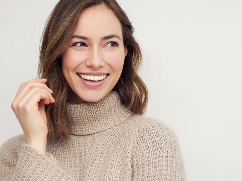 smiling happy woman
